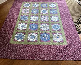 Beautiful custom made quilt 