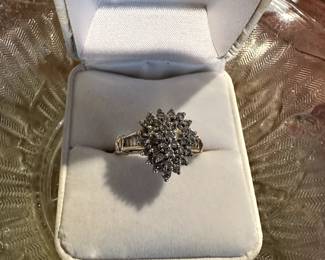14k diamond ring