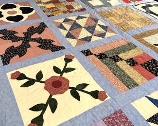 close up of same quilt