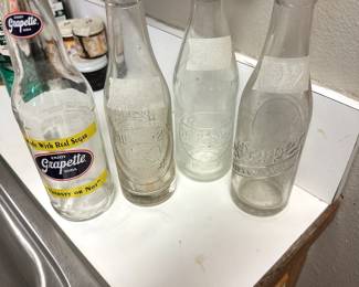 old Dr. Pepper bottles, Grapette bottle