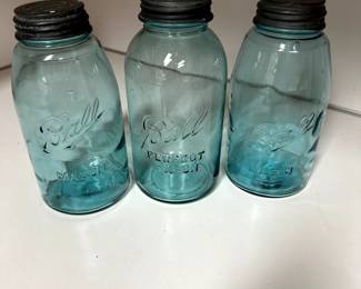 Ball Mason Jars, large, many more than pictured