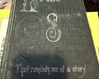 Antique Abe Lincoln book