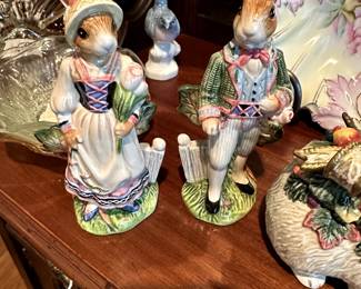 Fitz and Floyd Rabbit salt and pepper