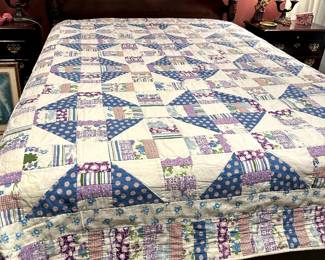 Lovely old custom made quilt