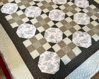 lovely home made custom quilt