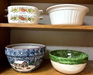 Corning Ware, set mixing bowls