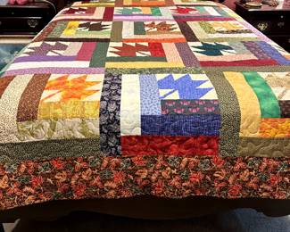 Lovely custom made quilt