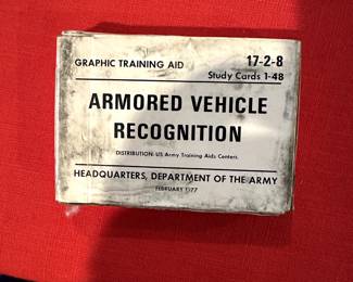 Training cards for Armored vehicle recognition