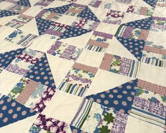 close up of same quilt