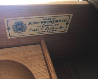 Label inside top drawer