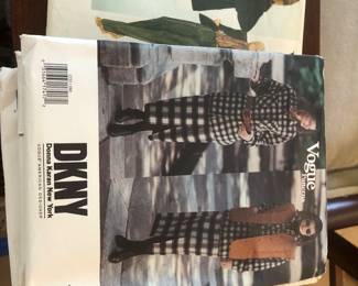 Vogue Guy Laroche, Donna Karan, DKNY sewing patterns