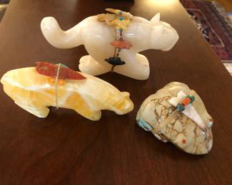 Zuni carved stone art