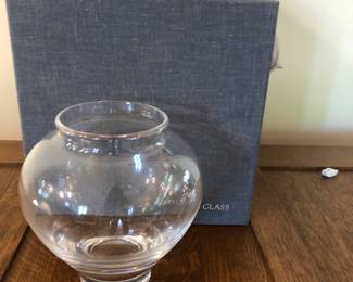 Steuben crystal vase
