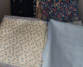Large collection of quilting fabrics