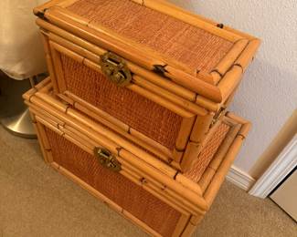 #6 - $200 - Set of two Bamboo trunks 