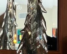 #9 - $200 - Vintage Murano Christmas tree 20" 