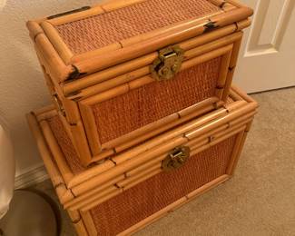 #6 - $200 - Set of two Bamboo trunks 