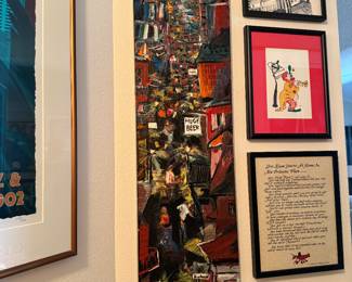 #34 - $800 - Brandon Delles (XX-XXI) New Orleans "Huge Beer" 1'x4'