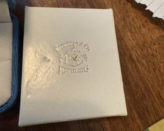 #49 - $450 - Double circle diamond ring 14kt gold size 6 from Bromberg & Co jewelers. 3.18 gr.
