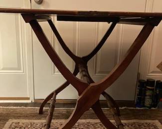#63 -$300- The Campaign table 36 3/4x 25 7/8x 29 1/2