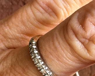 #51 - $350 - Diamond band 14kt gold from Levy's Birmingham AL - 1.64 gr 