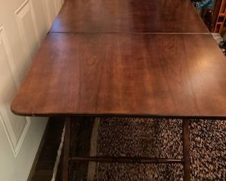 #63 -$300- The Campaign table 36 3/4x 25 7/8x 29 1/2