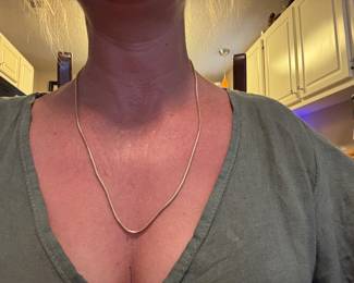 #53 - $675- 14kt gold snake chain - Italy - 24" - 10.73 gr
