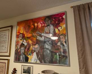 #5 - $400 - Louise Waters The Pensacola country club 34x40 Original watercolour 