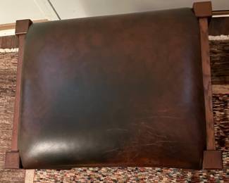 #71 - $600 - STICKLEY original spindle bench stool 15Dx15Hx19W