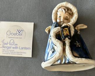 #67 - $45 - Vintage Goebels angel with the lantern with box