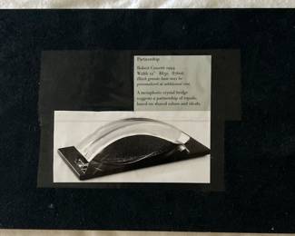 #29 - $600 - Steuben Partnership Robert Cassetti 1994 - 12"