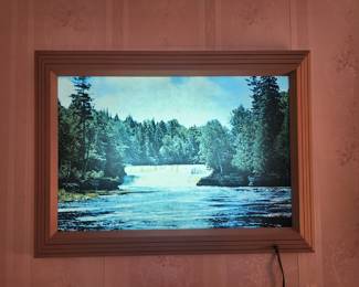 Lighted Tahquamenon Falls picture