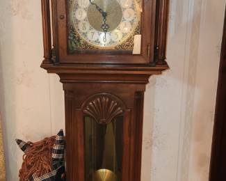 Colonial grandfather clock