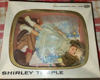 Vintage Shirley Temple doll in original box