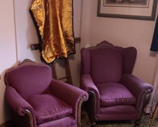 Antique parlor chairs