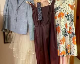 Dresses and jackets