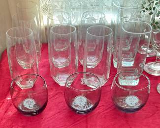 Glassware, Vintage Saints Highball glasses