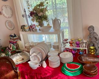 dishes, serving pieces
