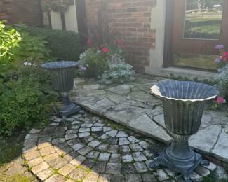 Cast Iron planters 