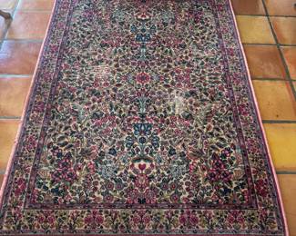 Hand stitched rug 