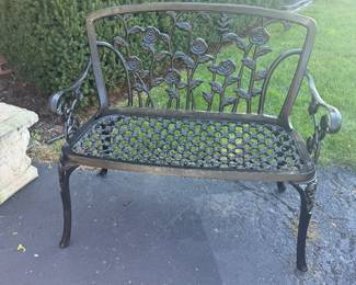 Cast Aluminum bench 