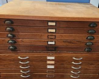 1920s map drawers