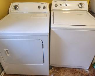 Whirlpool washer and dryer