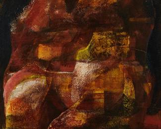 137
Rico Lebrun
(1900-1964)
Abstract
Oil on board
Unsigned
24" H x 20" W
Estimate: $2,000 - $3,000