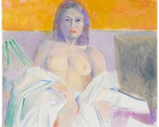302
Mario Armond Zamparelli
(1921-2012)
Portrait of a nude woman
Oil on canvas
Unsigned
20" H x 24" W
Estimate: $500 - $700