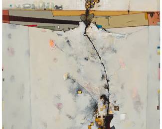 186
Babak Emanuel
(b. 1966)
"Becoming"
Mixed media on canvas
Signed verso: Babak Emanuel; titled by repute
64" H x 57" W
Estimate: $3,000 - $5,000