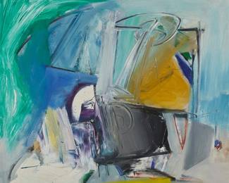 132
Karl Albert Kasten
(1916-2010)
"Printemps," 1960
Oil on canvas
With the incised signature and date lower right: Kasten / 60; initialed, dated again, and titled, all verso
30" H x 34" W
Estimate: $2,500 - $3,500