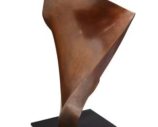 204
Gábor Török
(b. 1952)
"Cosi Fan Tutte," 2017
Patinated bronze on steel base
Edition: 1/9
Numbered to base, with foundry mark
Bronze: 29.25" H x 15" W x 14" D; Overall: 29.875" H
Estimate: $800 - $1,200