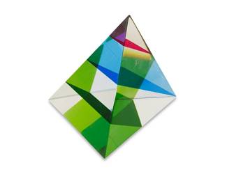 19
Vasa Velizar Mihich
(b. 1933)
Pyramid, 2008
Acrylic
With etched signature and date: Vasa
5" H x 5.625" W x 5.875" D
Estimate: $300 - $500