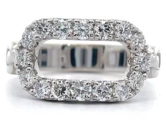 NEW! 1 Carat Diamond Open Chain Link Ring